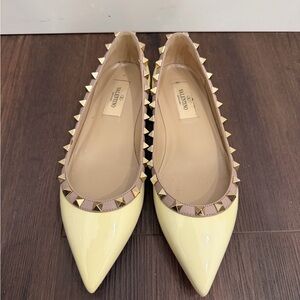 Valentino Rockstud Flats patent leather 35.5
